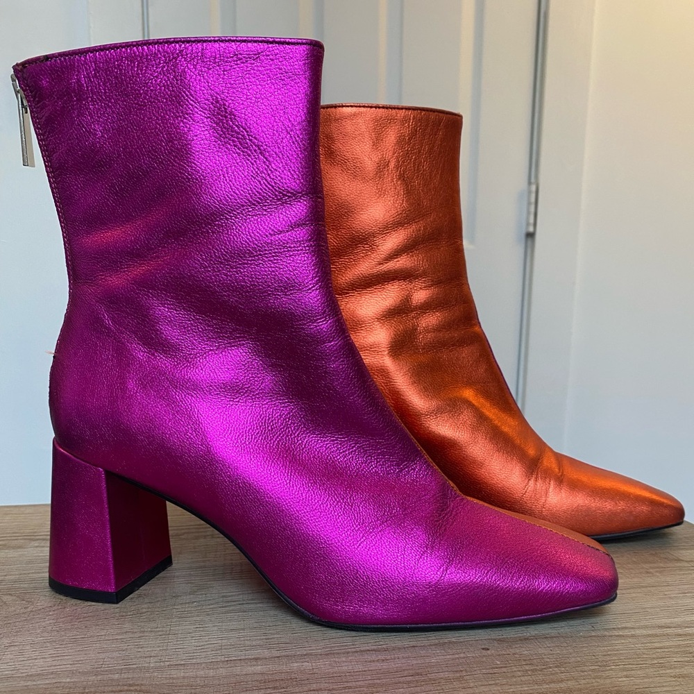 Intentionally Blank Tabitha Heeled Boot Acid Combo